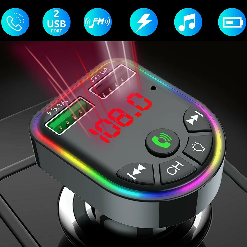 1pc Car Bluetooth Kit MP3 Music Player Double USB Charger Wireless Handsfree Bluetooth FM Player Auto Electronics Accessories
1pc Car Bluetooth Kit MP3 Music Player Double USB Charger Wireless Handsfree Bluetooth FM Player Auto Electronics Accessories