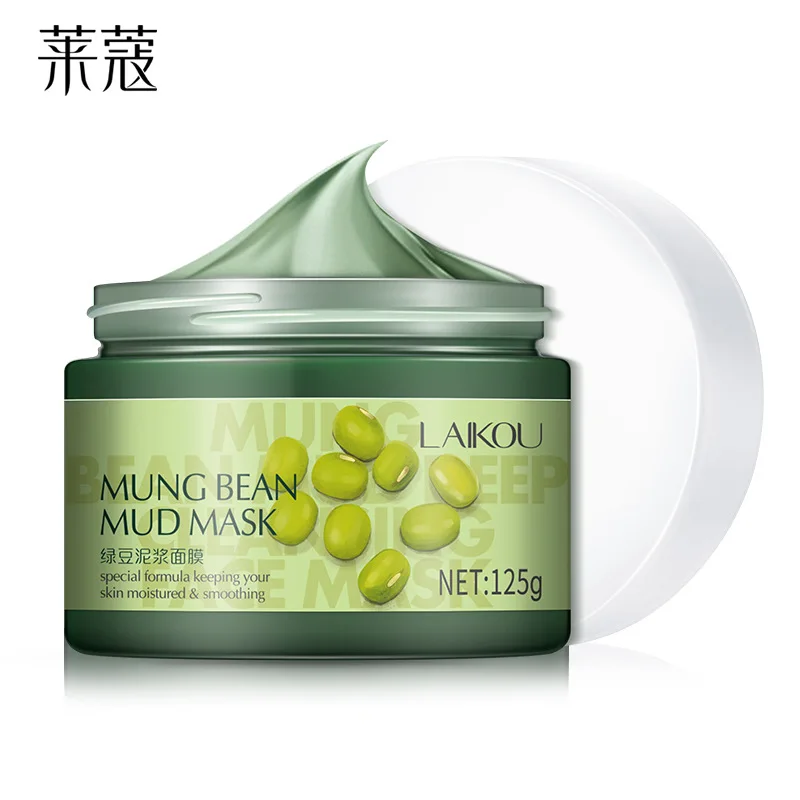 

Face Cleansing Mung Bean Mud Peeling Acne Blackhead Treatment Mask Remover Contractive Pore Whitening Hydrating Care Creams