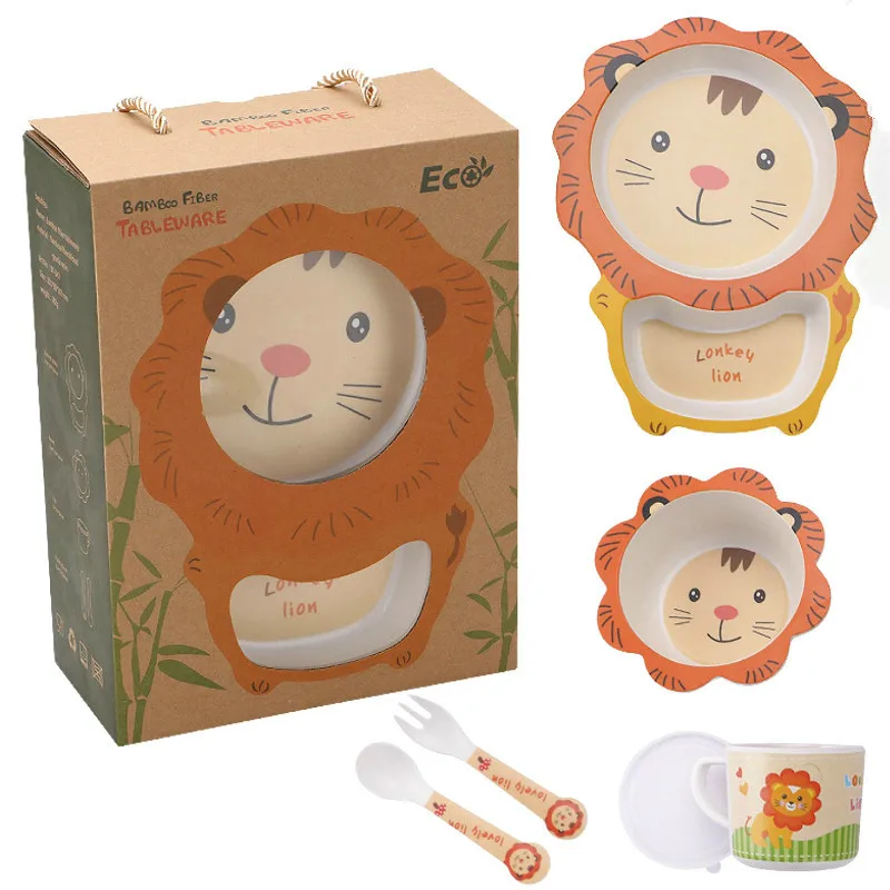 Bamboo Fiber Children Tableware Set Eco-friendly Cute Cartoon Children Bowl with Cup Spoon Plate Fork Dishes Dinnerware Sets
Bamboo Fiber Children Tableware Set Eco-friendly Cute Cartoon Children Bowl with Cup Spoon Plate Fork Dishes Dinnerware Sets