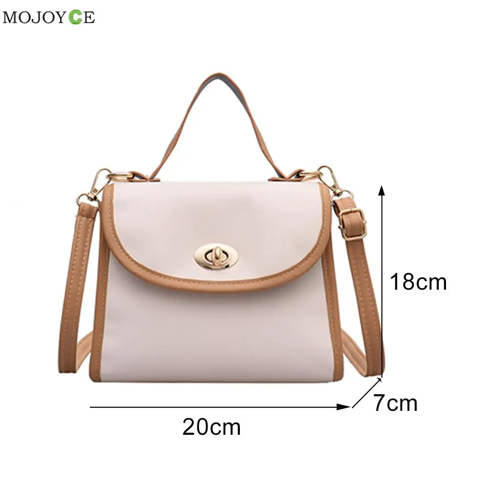 Women Top-handle Handbags PU Leather Shoulder Messenger Crossbody Bags Fashion Hit Color Metal Lock Casual Female Travel
Women Top-handle Handbags PU Leather Shoulder Messenger Crossbody Bags Fashion Hit Color Metal Lock Casual Female Travel