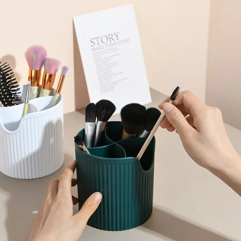 4 Grids Makeup Brushes Holder Box Holder Makeup Brush Cosmetic Tools Jewelry Container Display Rack Table Nail Polish Organizer
4 Grids Makeup Brushes Holder Box Holder Makeup Brush Cosmetic Tools Jewelry Container Display Rack Table Nail Polish Organizer