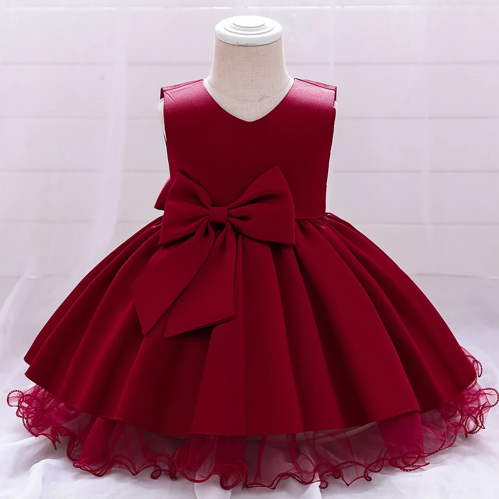 2021 1st Birthday Dress for Baby Girl Wedding Ball Gown Red Flower Girl Dresses Children Satin Party Wear Vestidos
2021 1st Birthday Dress for Baby Girl Wedding Ball Gown Red Flower Girl Dresses Children Satin Party Wear Vestidos