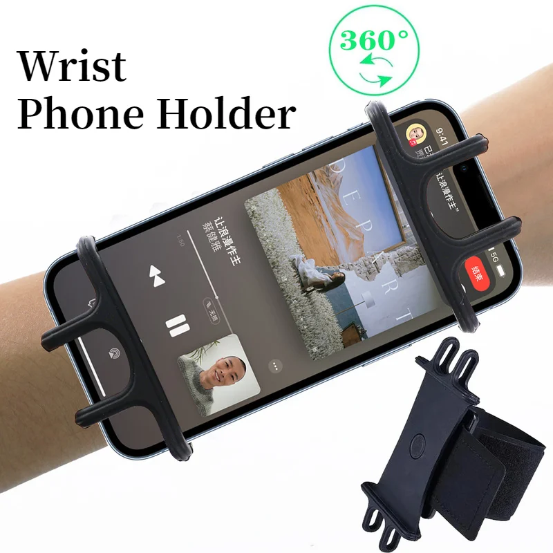 Wrist Phone Holder Suitable For Universal Phone 360° Rotatable Wristband Bracket Sports Running Cycling Mobile Phone Armband
Wrist Phone Holder Suitable For Universal Phone 360° Rotatable Wristband Bracket Sports Running Cycling Mobile Phone Armband