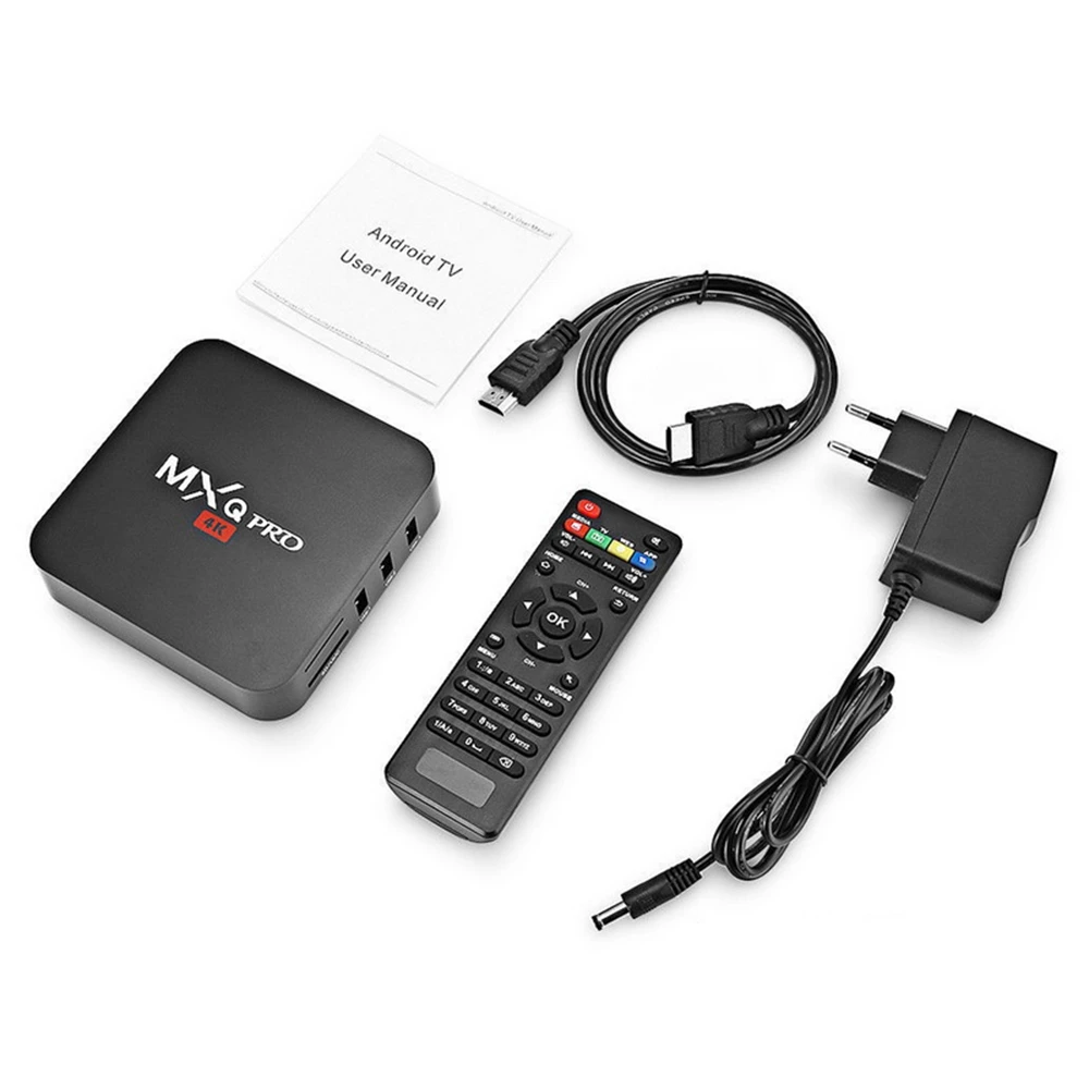 TV BOX MXQ PRO RK3228A Quad Core Android 10.0 2.4G Wifi 2G RAM 16G ROM 4K Media Player MXQ PRO Android Smart TV Box Set top box
TV BOX MXQ PRO RK3228A Quad Core Android 10.0 2.4G Wifi 2G RAM 16G ROM 4K Media Player MXQ PRO Android Smart TV Box Set top box