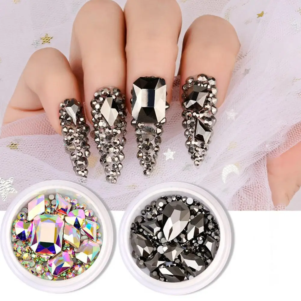 70% Hot Sale 1Box Manicure Decor Shining Nail Beauty Rhinestone Fashion 3D Nail Decor for False Nails
70% Hot Sale 1Box Manicure Decor Shining Nail Beauty Rhinestone Fashion 3D Nail Decor for False Nails