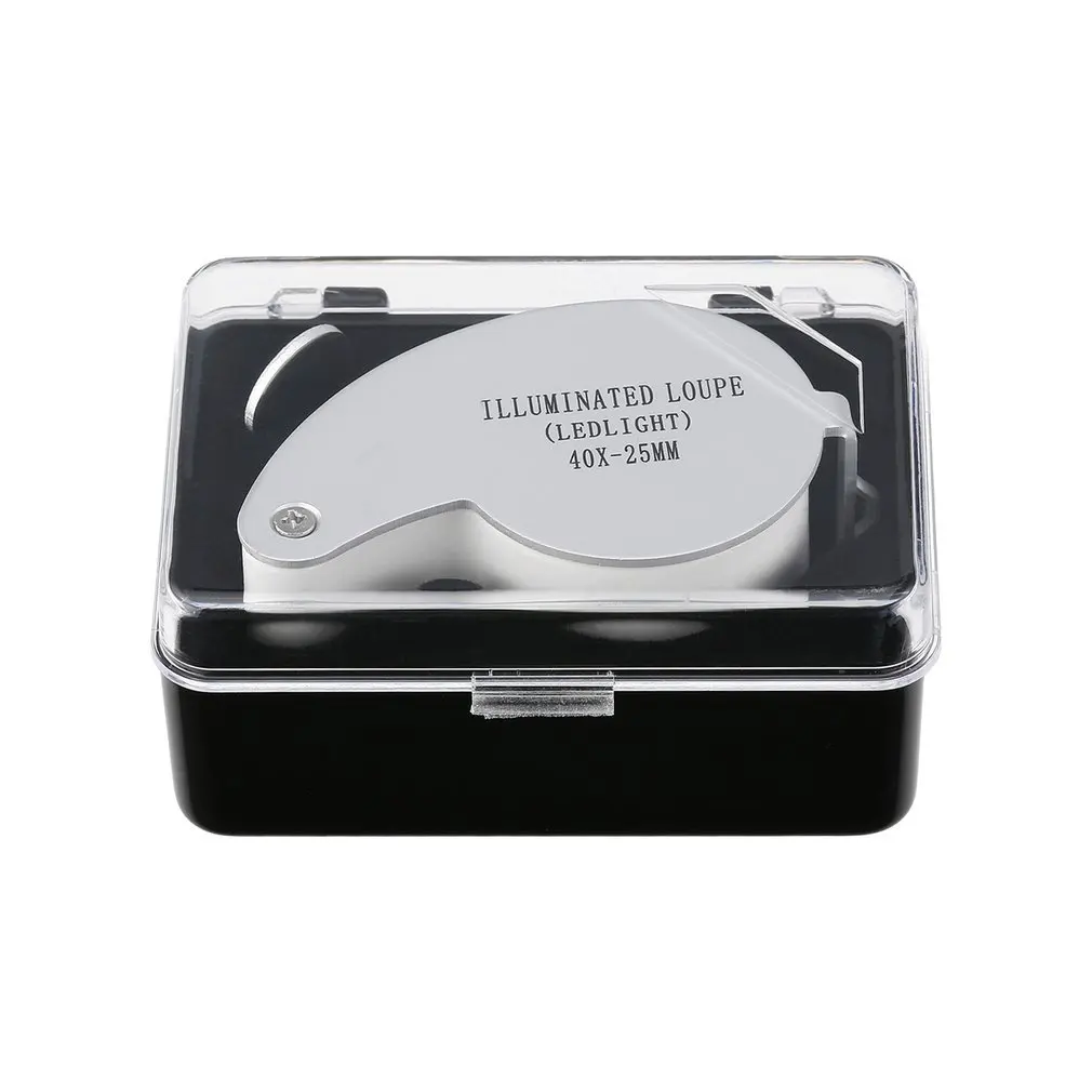 Mini 40x25mm Folding Jewllery Loupe Portable Magnifying Glass Pocket Size Lovely Jewllery Magnifier Inspecting Cash Stamps Coin
Mini 40x25mm Folding Jewllery Loupe Portable Magnifying Glass Pocket Size Lovely Jewllery Magnifier Inspecting Cash Stamps Coin