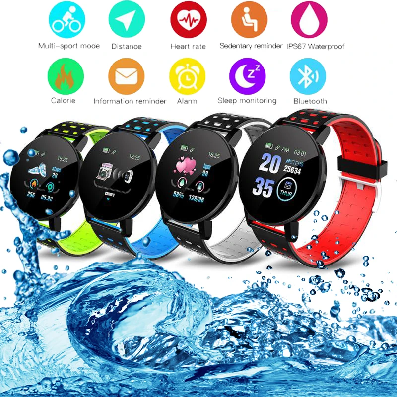 Reloj 119Plus Smart Watch Men Blood Pressure Smartwatch Women Watches Sport Tracker Fashion Wristband For Android Ios Pk Y68 D18
Reloj 119Plus Smart Watch Men Blood Pressure Smartwatch Women Watches Sport Tracker Fashion Wristband For Android Ios Pk Y68 D18