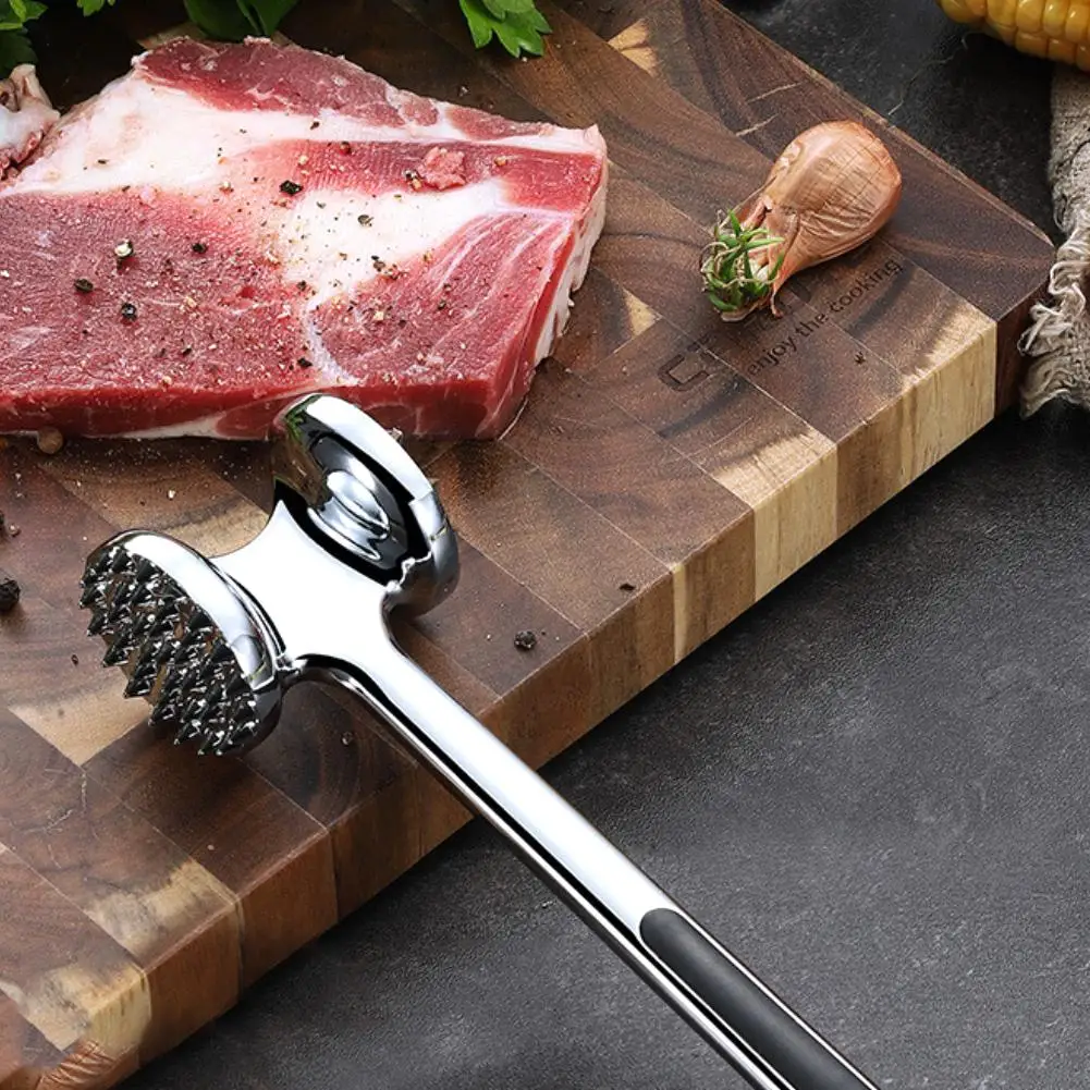 Zinc Alloy Double Sided Steak Beef Tenderize Meat Mallet Hammer Tenderizer Tool Egg Beater Pork Pounder Tenderer Kitchen Cooking
Zinc Alloy Double Sided Steak Beef Tenderize Meat Mallet Hammer Tenderizer Tool Egg Beater Pork Pounder Tenderer Kitchen Cooking