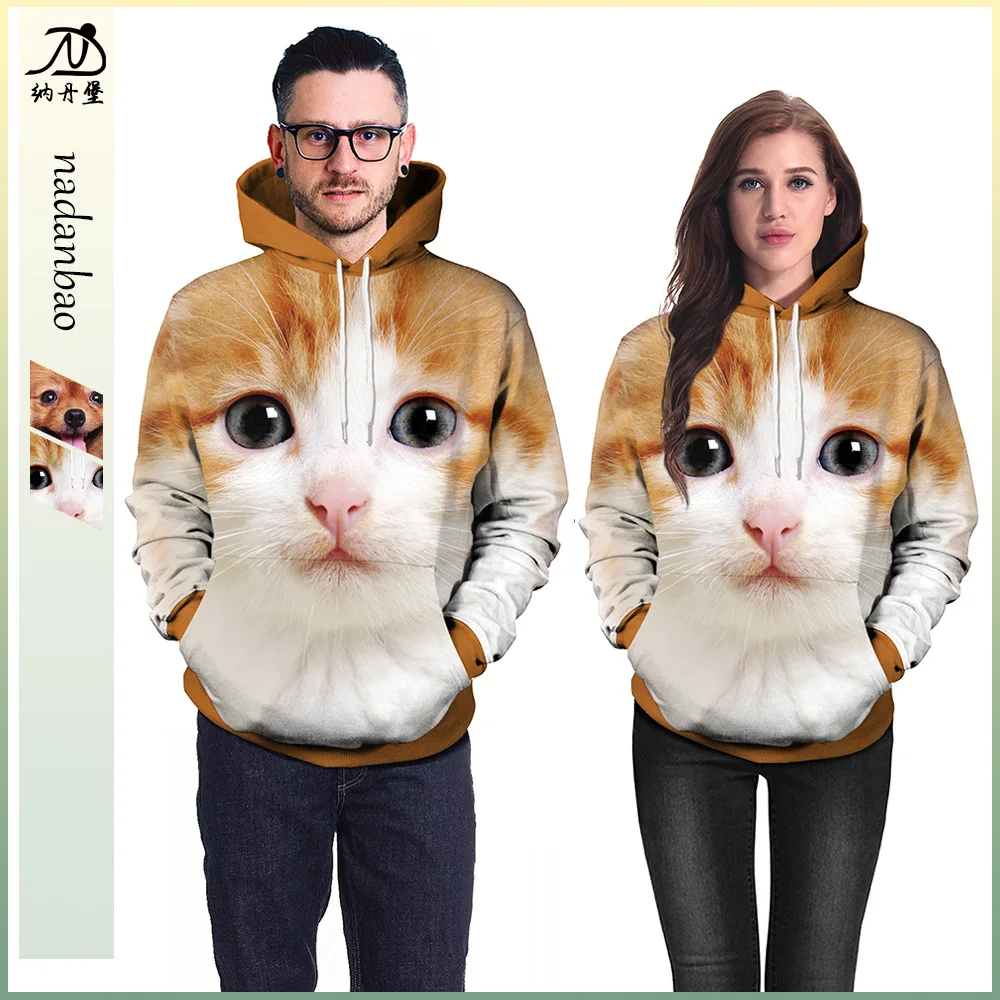 Autumn and Winter Hot New Cute Cat Pet Puppy Digital Printing Hooded Couple Spot
Autumn and Winter Hot New Cute Cat Pet Puppy Digital Printing Hooded Couple Spot