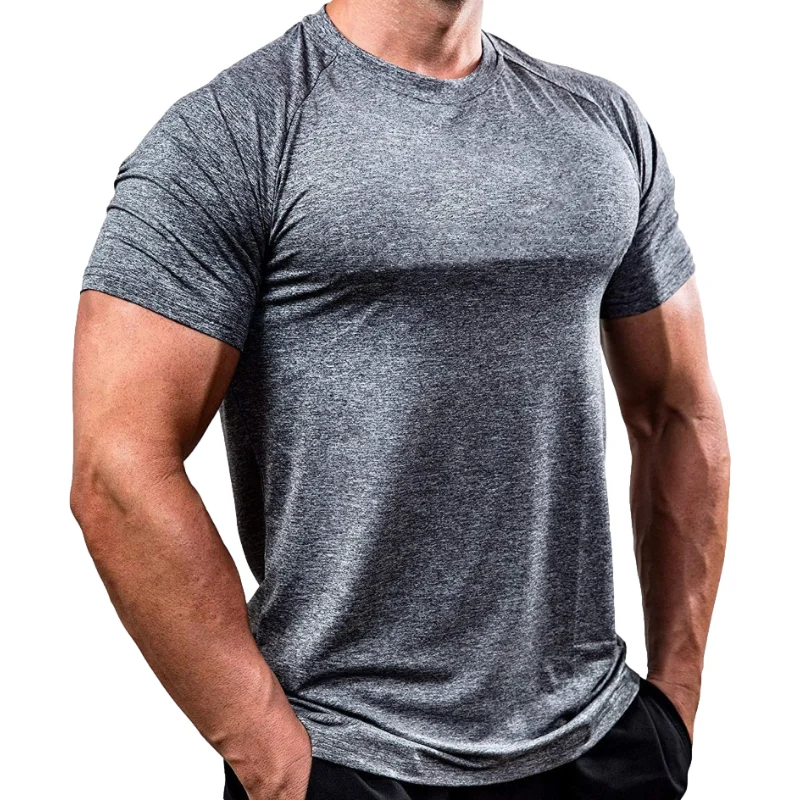 Men's Solid Color Fitness Clothing Quick-Drying Breathable Training High-Elastic Tight-Fitting Leisure Sports Short-Sleeved T
Men's Solid Color Fitness Clothing Quick-Drying Breathable Training High-Elastic Tight-Fitting Leisure Sports Short-Sleeved T