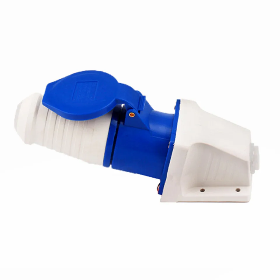 16 А 3-контактный Промышленный разъем 220-250 В погодостойкий IP44 2P + E 3-фазный 16 А подходит для жилых автофургонов, фургонов, автодомов 
16 А 3-контактный Промышленный разъем 220-250 В погодостойкий IP44 2P + E 3-фазный 16 А подходит для жилых автофургонов, фургонов, автодомов