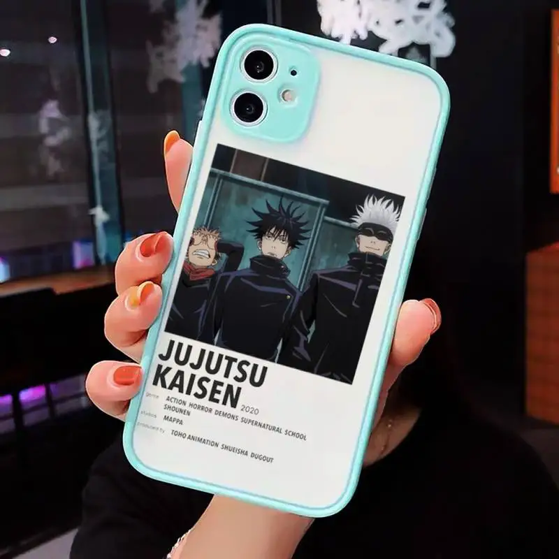 Jujutsu Kaisen Japan anime Phone Cases matte transparent For iphone 7 8 11 12 plus mini x xs xr pro max cover 
Jujutsu Kaisen Japan anime Phone Cases matte transparent For iphone 7 8 11 12 plus mini x xs xr pro max cover