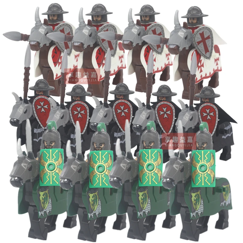 Single Middle Ages Spartacus Figure Soldier Crusader Knight Building Blocks Horse Action Dragon Knight Kids Toys For Children Br
Single Middle Ages Spartacus Figure Soldier Crusader Knight Building Blocks Horse Action Dragon Knight Kids Toys For Children Br