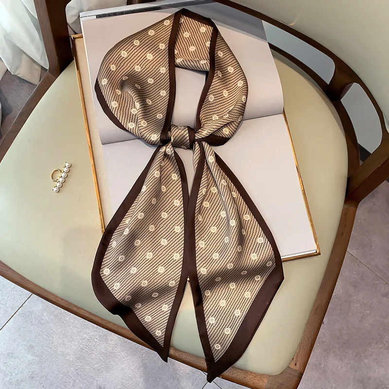 Fashion Spring silk Scarf for Women Design Print Silk Feeling Hair Foulard Female Office Neckerchief Bandana Hijab Shawl Wraps
Fashion Spring silk Scarf for Women Design Print Silk Feeling Hair Foulard Female Office Neckerchief Bandana Hijab Shawl Wraps