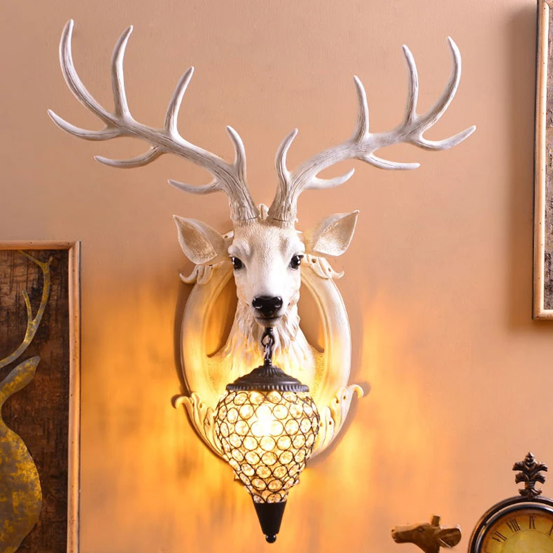 Vintage Antler LED Wall Lamp Nordic Wall Light Retro Deer Living Room Bedroom Bedside Lamp Wall Sconce Lamp Indoor Vanity Light
Vintage Antler LED Wall Lamp Nordic Wall Light Retro Deer Living Room Bedroom Bedside Lamp Wall Sconce Lamp Indoor Vanity Light