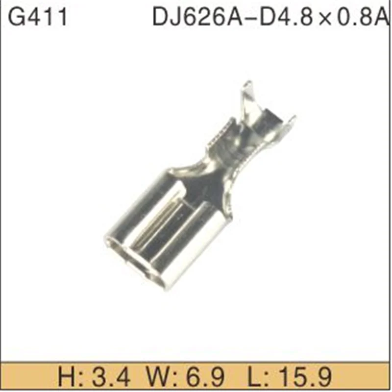 Free shipping 1000pcs Car Electronics & Motorcycle Accessories & Parts G411 female terminal connector
Free shipping 1000pcs Car Electronics & Motorcycle Accessories & Parts G411 female terminal connector