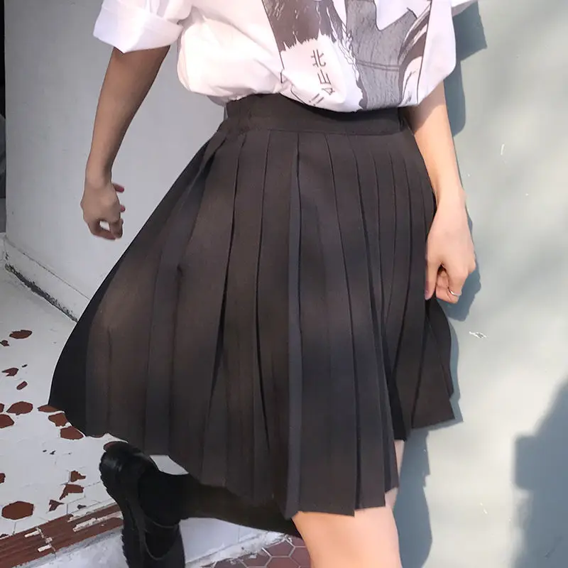 Skirts Women Pleated High Waist Plus Size Solid Casual Streetwear All-match Korean Style Trendy Novelty Daily Womens Comfortable
Skirts Women Pleated High Waist Plus Size Solid Casual Streetwear All-match Korean Style Trendy Novelty Daily Womens Comfortable