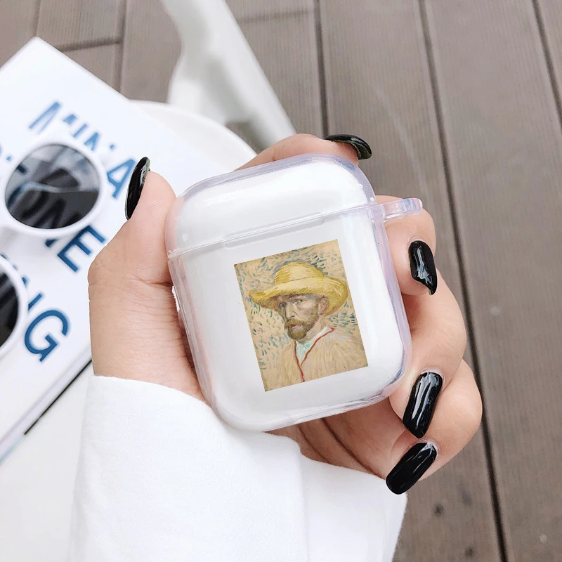 Celebrity Soft TPU Van Gogh Self Portrait Case For AirPods 2 1 Transparent Silicone Case For AirPods Cover Vantage Headset Coque
Celebrity Soft TPU Van Gogh Self Portrait Case For AirPods 2 1 Transparent Silicone Case For AirPods Cover Vantage Headset Coque