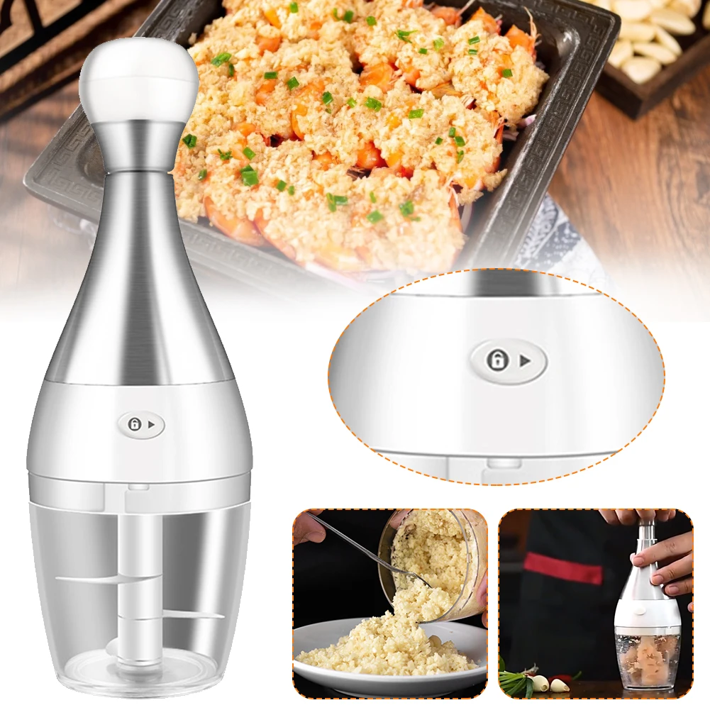 Manual Food Chopper Stainless Steel Hand Chopper Dicer Easy to Clean Slap Press Chopper For Onion Garlic Vegetable In Stock
Manual Food Chopper Stainless Steel Hand Chopper Dicer Easy to Clean Slap Press Chopper For Onion Garlic Vegetable In Stock