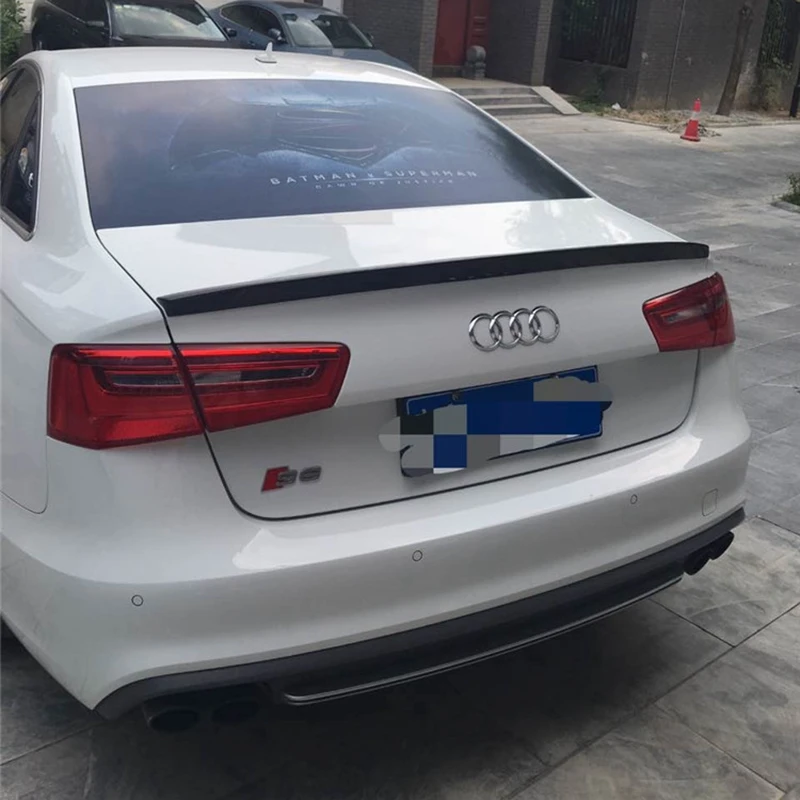 C7 A6 Spoiler S6 Style Carbon Fiber Spoiler Rear Trunk Wing For Audi A6 C7 / 4G 2012 - UP Fit 4-Door Sedan Only
C7 A6 Spoiler S6 Style Carbon Fiber Spoiler Rear Trunk Wing For Audi A6 C7 / 4G 2012 - UP Fit 4-Door Sedan Only