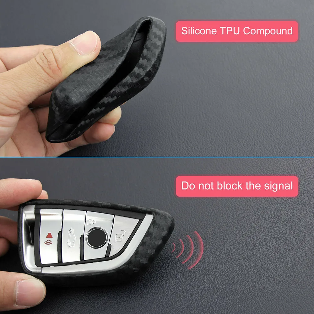 Carbon Fiber Look Texture Car Key Cover For New BMW Accessories Fob Cover Holder Shell Car Accessories
Carbon Fiber Look Texture Car Key Cover For New BMW Accessories Fob Cover Holder Shell Car Accessories