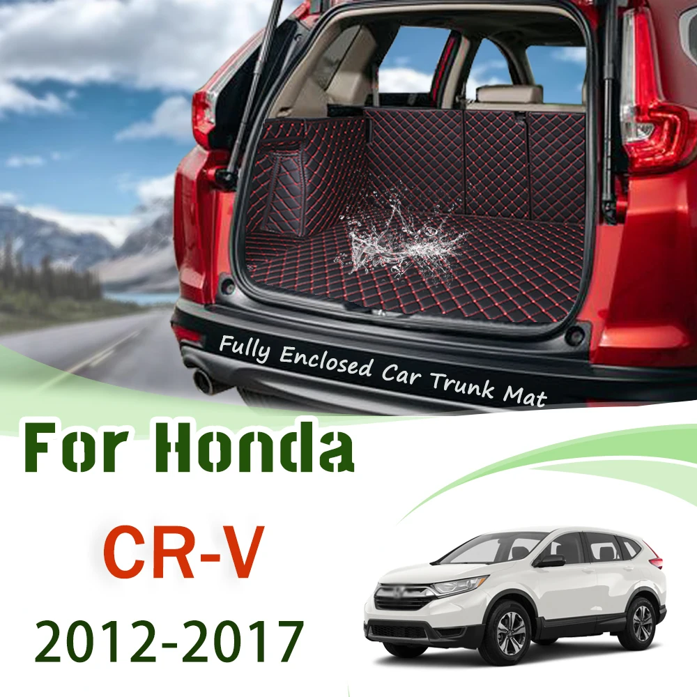 Полностью закрытый коврик для багажника автомобиля Honda CRV 2012-2017, специальный кожаный коврик для грузового отделения 2014, 2015, 2016
Полностью закрытый коврик для багажника автомобиля Honda CRV 2012-2017, специальный кожаный коврик для грузового отделения 2014, 2015, 2016
