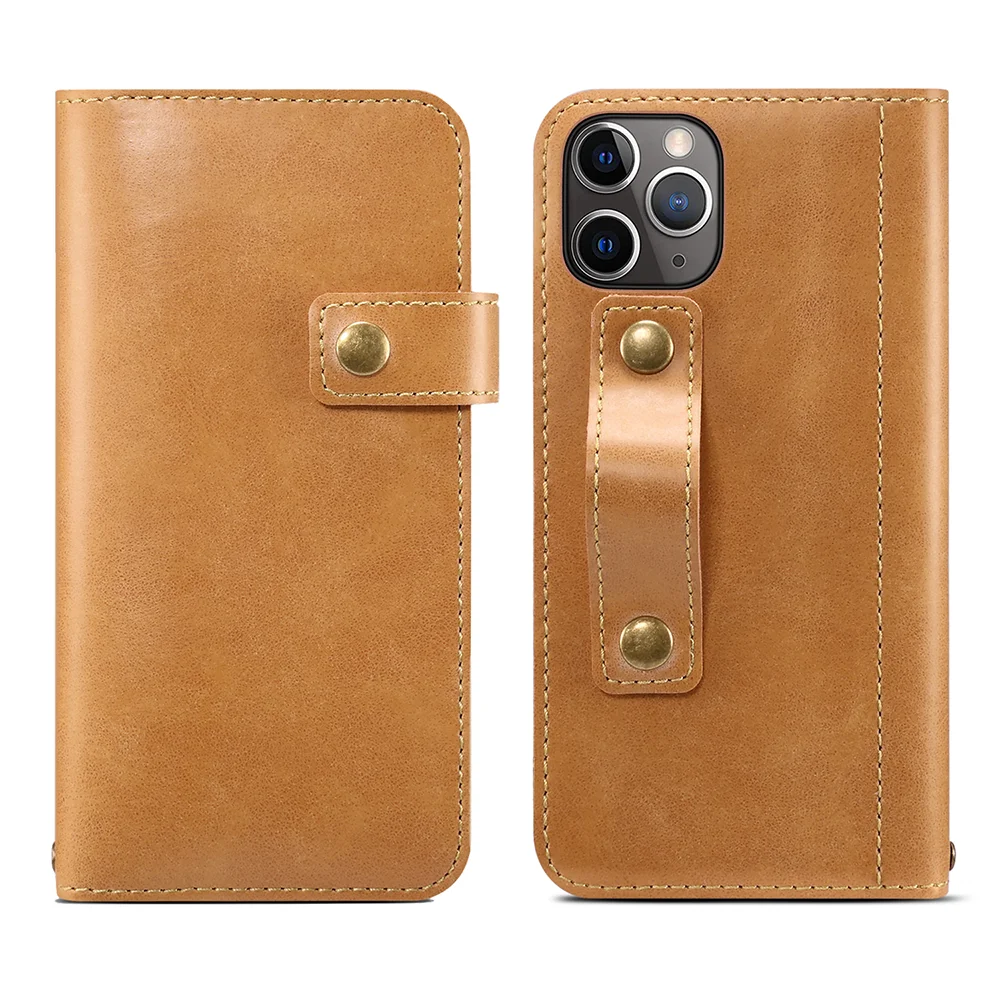 PU Leather Flap Wallet Cover Case for Iphone 11 Pro Max Phone Strap for Apple IPhone 11 Case with Credit Card Slots Holder
PU Leather Flap Wallet Cover Case for Iphone 11 Pro Max Phone Strap for Apple IPhone 11 Case with Credit Card Slots Holder