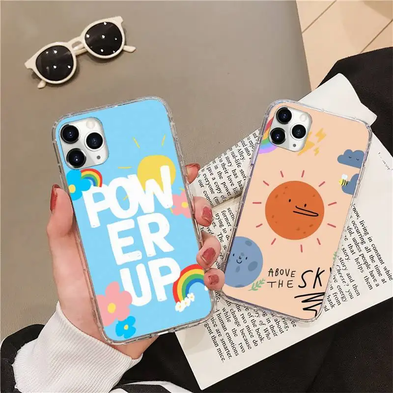 Sunshine Rainbow art pattern Phone Case Transparent soft For iphone 12 11 13 7 8 6 s plus x xs xr pro max mini
Sunshine Rainbow art pattern Phone Case Transparent soft For iphone 12 11 13 7 8 6 s plus x xs xr pro max mini