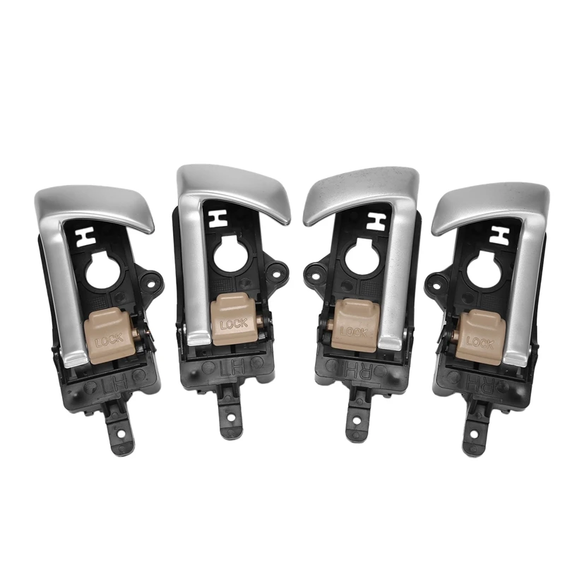 4Pcs Interior Inner Door Handle (4 Doors)for 2007-2012 Hyundai Santa Fe WITH/ Beige Knob 82610-2B010 82620-2B010
4Pcs Interior Inner Door Handle (4 Doors)for 2007-2012 Hyundai Santa Fe WITH/ Beige Knob 82610-2B010 82620-2B010