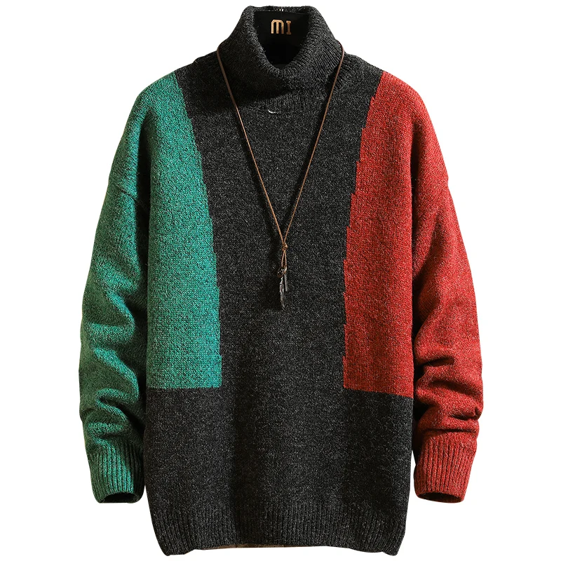 2020 New Winter Turtleneck Pullover Mens Sweater Fashion Designer Sweater Mens Long Sleeve Sweats
2020 New Winter Turtleneck Pullover Mens Sweater Fashion Designer Sweater Mens Long Sleeve Sweats