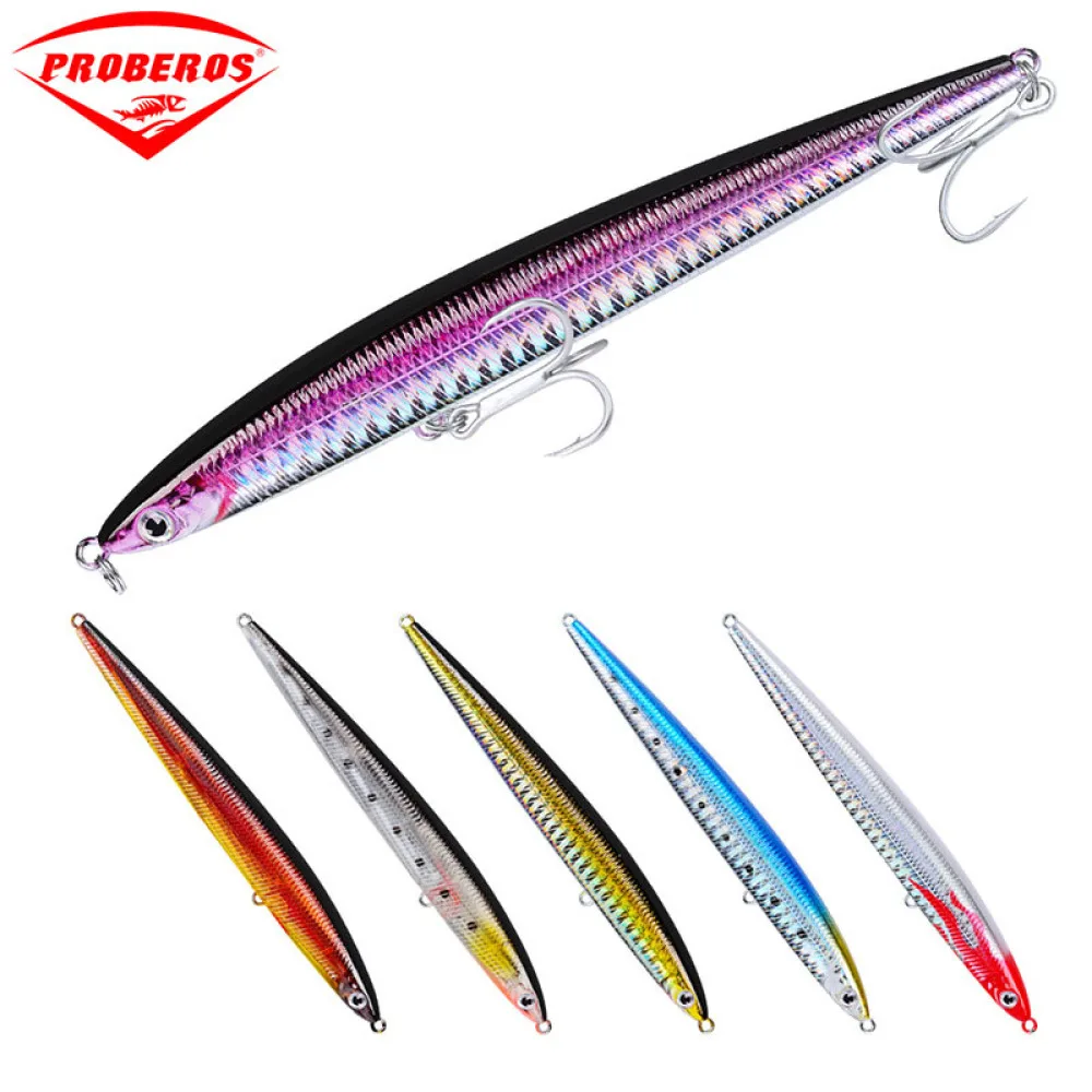 PROBEROS 1PCS Pencil Minnow Fishing Lure 133mm/29g 3D Fisheye 4#BKB Fishhook Isca Artificial Hard Baits for Fishing Tackle Pesca
PROBEROS 1PCS Pencil Minnow Fishing Lure 133mm/29g 3D Fisheye 4#BKB Fishhook Isca Artificial Hard Baits for Fishing Tackle Pesca