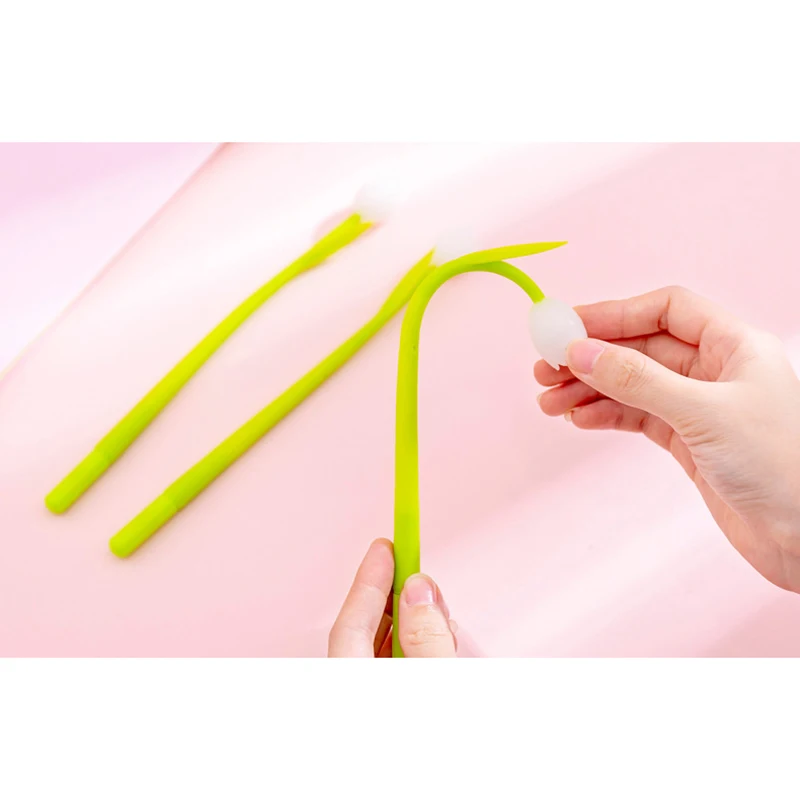 3Pcs Silicone Creative Cute Tulips Colour In Light Flower Stationery Office School Supplies Gift Simulation Cute Pen
3Pcs Silicone Creative Cute Tulips Colour In Light Flower Stationery Office School Supplies Gift Simulation Cute Pen