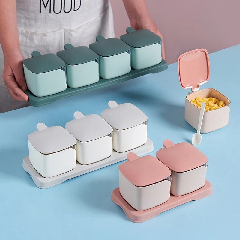 Modern Nordic Spice Jar Container Salt and Pepper Drawer Spoon Sugar Spice Jars Set Salero De Cocina Kitchen Supplies DG50ST 
Modern Nordic Spice Jar Container Salt and Pepper Drawer Spoon Sugar Spice Jars Set Salero De Cocina Kitchen Supplies DG50ST