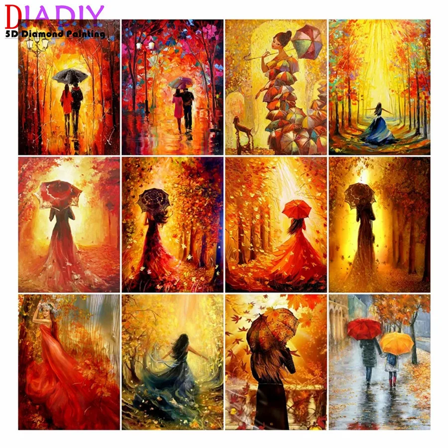 5D DIY Diamond Painting Full Drill Square Woman Umbrella Diamond Embroidery Portrait Picture Crystal Mosaic Home Decor
5D DIY Diamond Painting Full Drill Square Woman Umbrella Diamond Embroidery Portrait Picture Crystal Mosaic Home Decor