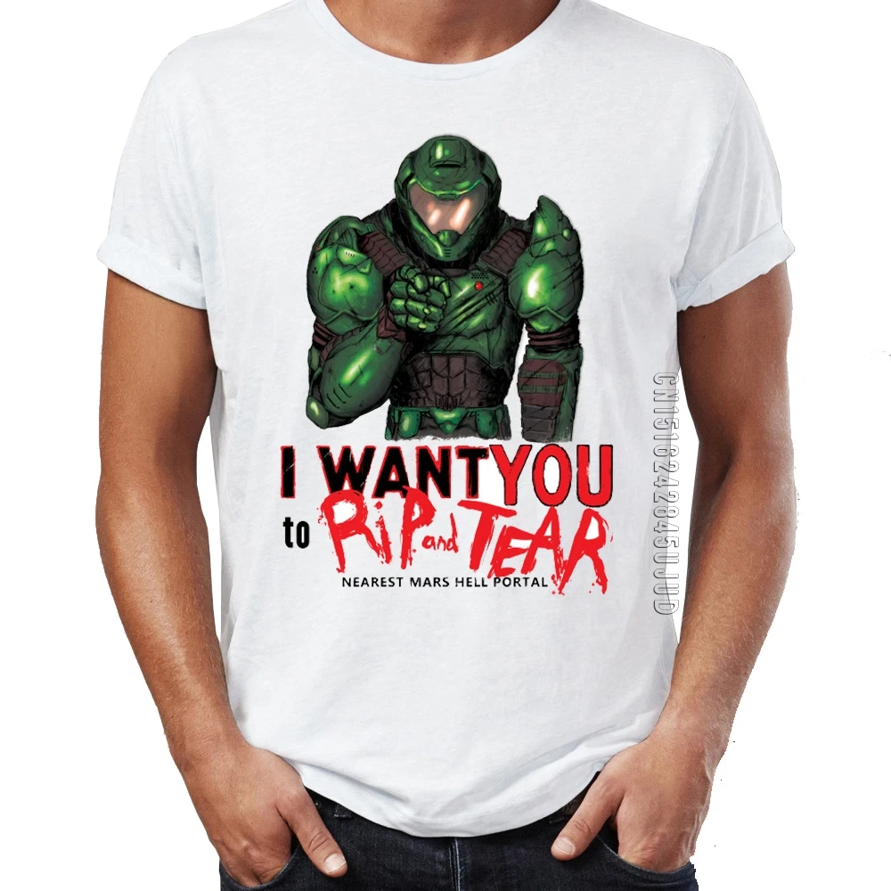 Men's T Shirt Doom Doom Guy Want You To Rip and Tear Gaming Gamer Artwork T-shirts Homme Graphic Tops & Tees O-Neck Camiseta
Men's T Shirt Doom Doom Guy Want You To Rip and Tear Gaming Gamer Artwork T-shirts Homme Graphic Tops & Tees O-Neck Camiseta
