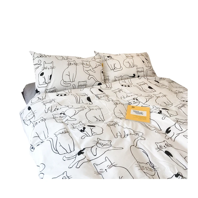 All kinds of My cat Suction Cat Control Cotton Four-piece Set Fat Meow Pure Cotton Cat Fun Cartoon Bedding Bed Sheet
All kinds of My cat Suction Cat Control Cotton Four-piece Set Fat Meow Pure Cotton Cat Fun Cartoon Bedding Bed Sheet