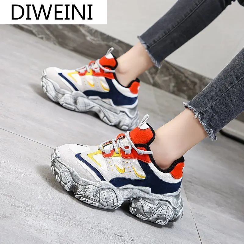 Women Sneakers 2021 Spring New Fashion Lightweight Platform Women's Vulcanized Shoes Color Matching Breathable Mesh Casual Shoes
Women Sneakers 2021 Spring New Fashion Lightweight Platform Women's Vulcanized Shoes Color Matching Breathable Mesh Casual Shoes