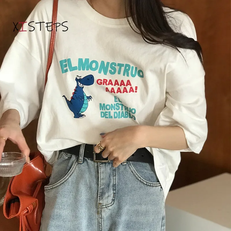 Pure Cotton Women Loose Tees Tops Casual Oversize Ladies Fashion T-shirts Black White Yellow Ladies Summer Aesthetic Clothes
Pure Cotton Women Loose Tees Tops Casual Oversize Ladies Fashion T-shirts Black White Yellow Ladies Summer Aesthetic Clothes