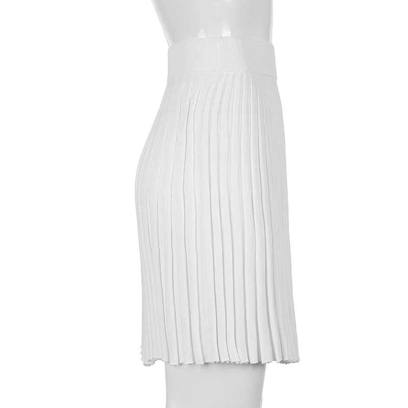 Waatfaak Knitted White Pleated Skirt Elastic Waist High Summer A Line Skirt Women Short Knit Skirts Autumn Korean Cute Pink Mini
Waatfaak Knitted White Pleated Skirt Elastic Waist High Summer A Line Skirt Women Short Knit Skirts Autumn Korean Cute Pink Mini