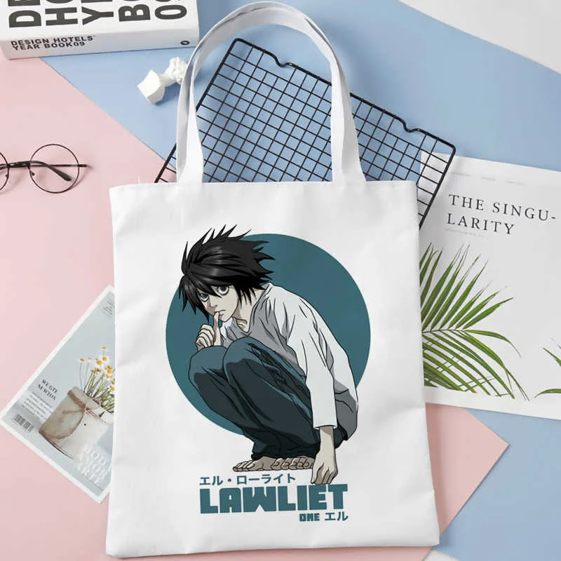 Сумка для покупок Death Note, экологически чистая холщовая Джутовая сумка, хлопковая складная сумка на ремне, джутовая хозяйственная сумка
Сумка для покупок Death Note, экологически чистая холщовая Джутовая сумка, хлопковая складная сумка на ремне, джутовая хозяйственная сумка