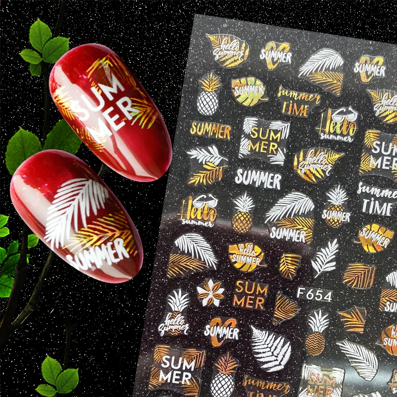 White+Laser Gold Adhesive Nail Sticker Nail Art Accessories Decorative Nail Sticker 10PCS
White+Laser Gold Adhesive Nail Sticker Nail Art Accessories Decorative Nail Sticker 10PCS