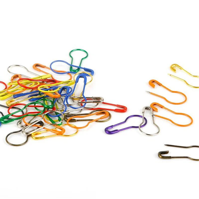 100pc Color Safety Pins Metal Clips Marker Tag Gourd Shape Pins Safe Craft Knitting Cross Stitch Holder DIY Craft Sewing Kit Mix
100pc Color Safety Pins Metal Clips Marker Tag Gourd Shape Pins Safe Craft Knitting Cross Stitch Holder DIY Craft Sewing Kit Mix