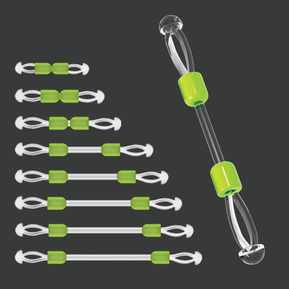 10\12\15\20\25\30\35\40mm Silicagel 15pcs Double Hooks Contactor Device Fishing Space Bean Line Swivel Tying Tool Green+White
10\12\15\20\25\30\35\40mm Silicagel 15pcs Double Hooks Contactor Device Fishing Space Bean Line Swivel Tying Tool Green+White