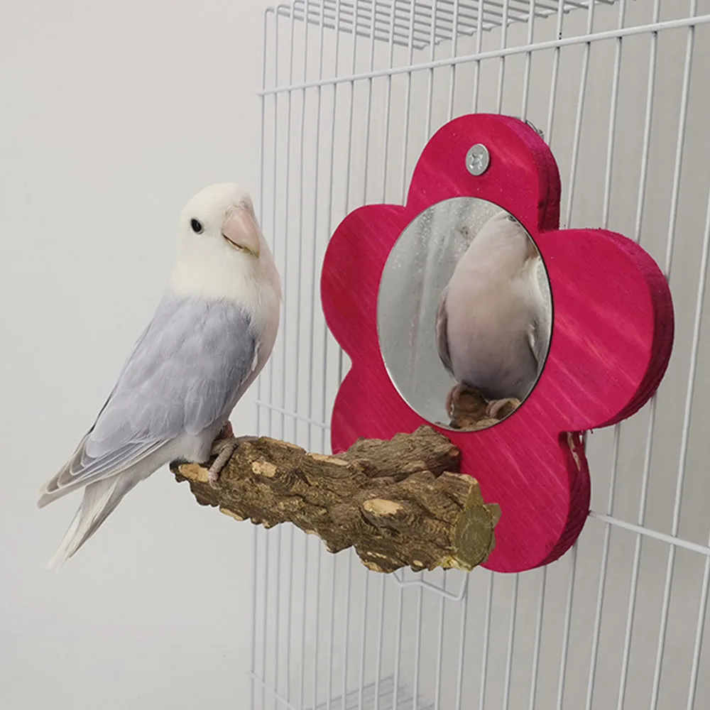 New 1pcs Parrot Toy Parrot Pepper Wooden Mirror Wooden Pet Toy Parrot Special Mirror Climbing Toy Pet Bird Toy
New 1pcs Parrot Toy Parrot Pepper Wooden Mirror Wooden Pet Toy Parrot Special Mirror Climbing Toy Pet Bird Toy