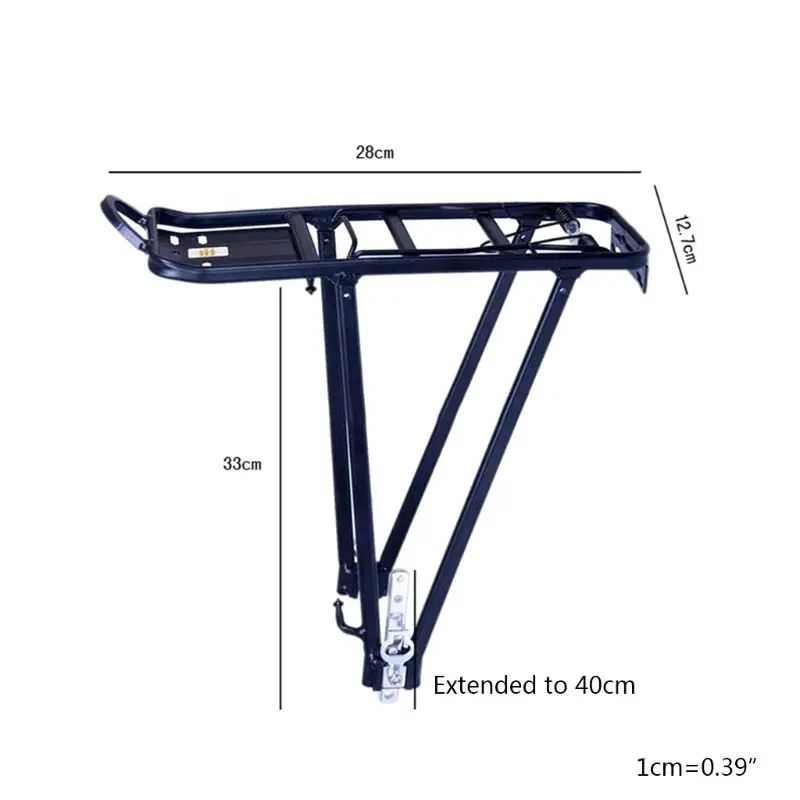 Heavy Bicycle Bike Rear Shelf Aluminum Alloy Frame Bracket Black Adjustable Luggage Rack
Heavy Bicycle Bike Rear Shelf Aluminum Alloy Frame Bracket Black Adjustable Luggage Rack