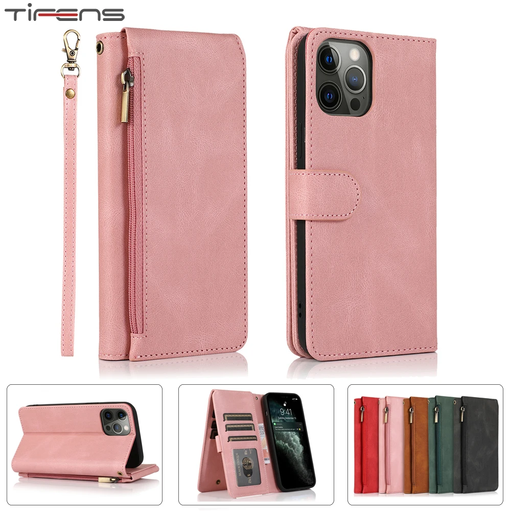 Leather Flip Zipper Wallet Case For iPhone 13 12 Mini 11 Pro XS Max XR X 6 6s 7 8 Plus SE 2020 Cards Slot Stand Phone Bags Cover
Leather Flip Zipper Wallet Case For iPhone 13 12 Mini 11 Pro XS Max XR X 6 6s 7 8 Plus SE 2020 Cards Slot Stand Phone Bags Cover