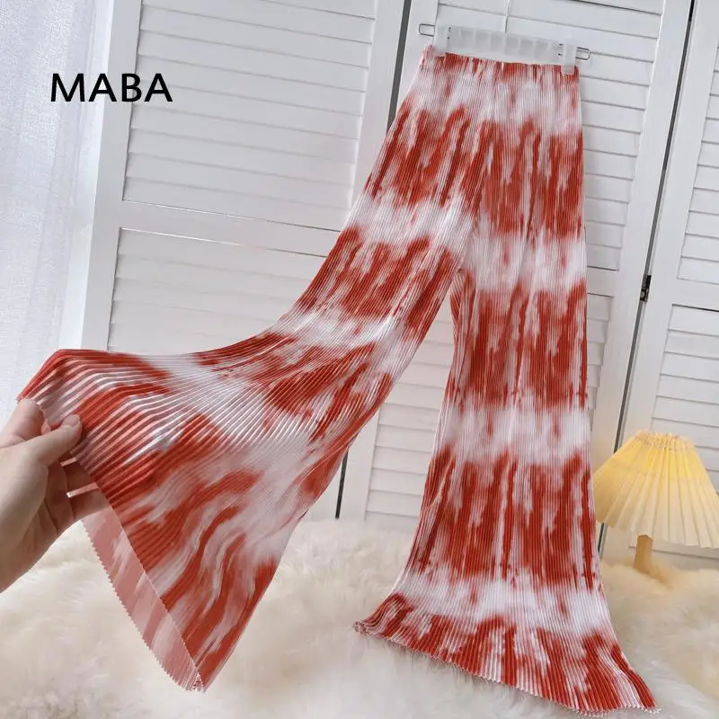 Summer women's tie dye wide leg pants Korean fashion loose high waist casual pants thin pants 2021 Gothic Pants
Summer women's tie dye wide leg pants Korean fashion loose high waist casual pants thin pants 2021 Gothic Pants