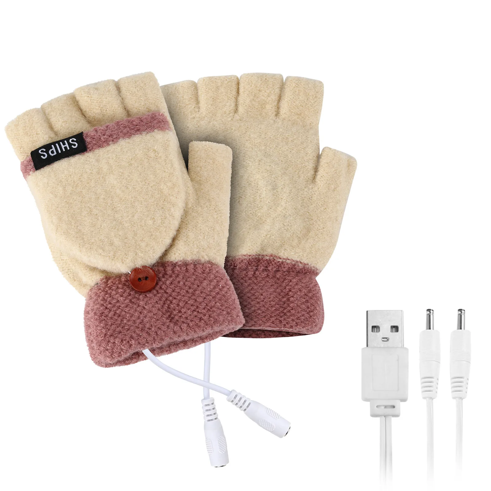 Laptop Women Usb Heated Mitten Full&half Finger Winter Warm Knit Hand Gloves Fashionable Design Comfy Gloves Guantes Mujer 2021
Laptop Women Usb Heated Mitten Full&half Finger Winter Warm Knit Hand Gloves Fashionable Design Comfy Gloves Guantes Mujer 2021