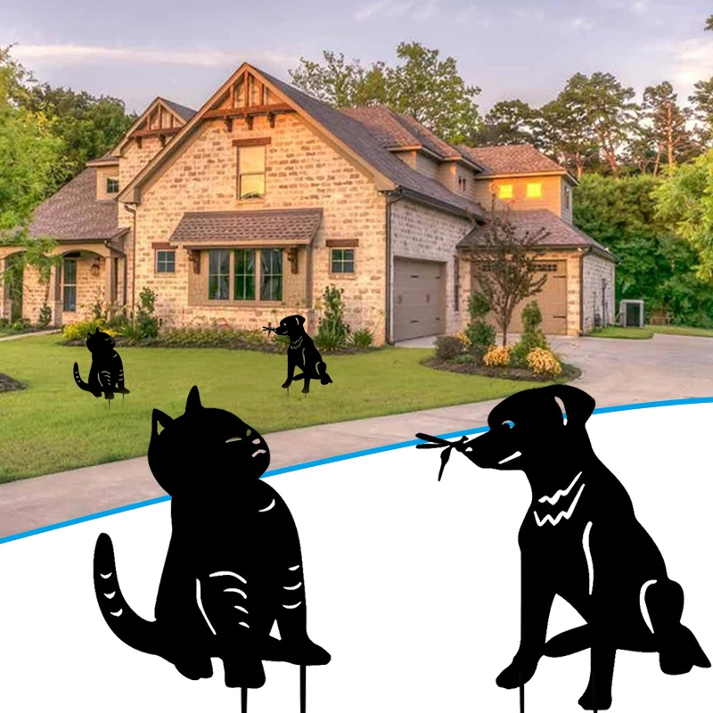 decoración plate Image lovely Animal Garden Ground Insert Decor Hollow Cat Dog Figure Yard Art Peg for Manor Outdoor Black
decoración plate Image lovely Animal Garden Ground Insert Decor Hollow Cat Dog Figure Yard Art Peg for Manor Outdoor Black