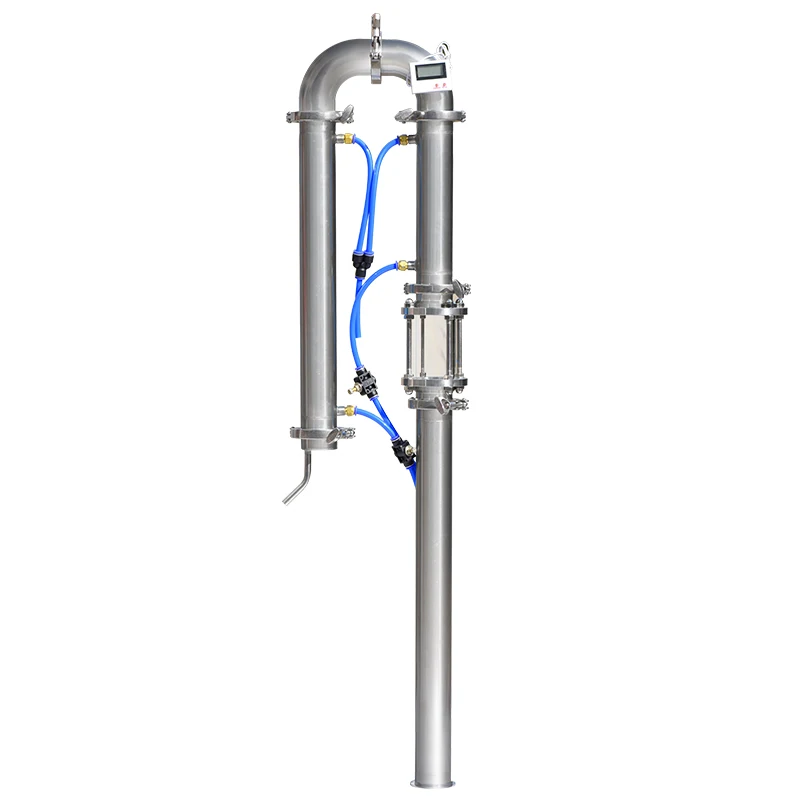 New Tubular distillation tower with sight glass copper mesh 1.5'' 2'' domestic brewing equipment moonshine distiller
New Tubular distillation tower with sight glass copper mesh 1.5'' 2'' domestic brewing equipment moonshine distiller